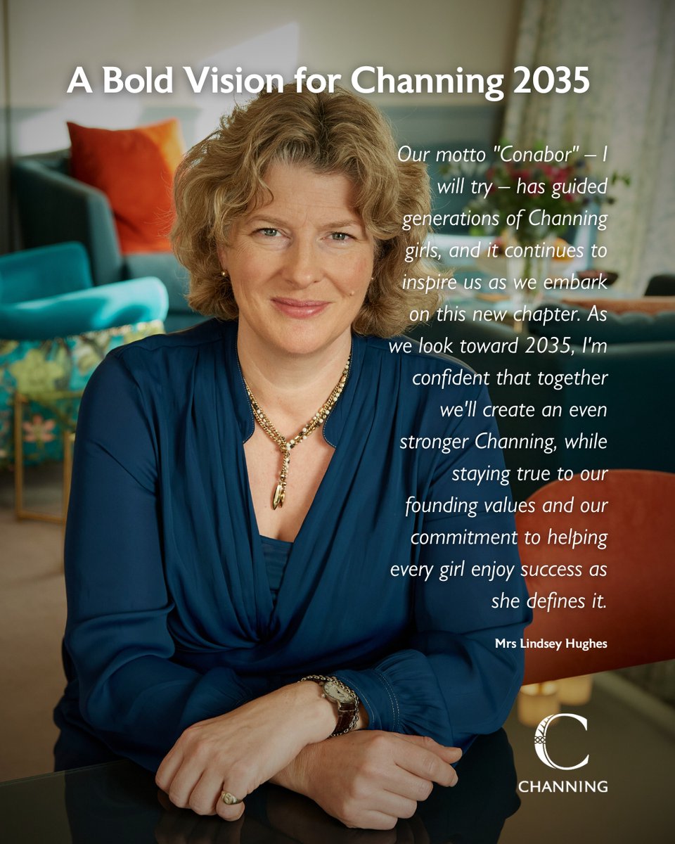 ChanningSchool's tweet image. In our latest staff blog, @ChanningHM, reflects on our exciting vision for 2035. Rooted in our mission of "Girls Enjoying Success," we focus on fearless learning, essential life skills, and sustainability to prepare confident, kind leaders for the future. channing.co.uk/2025/02/07/a-b…