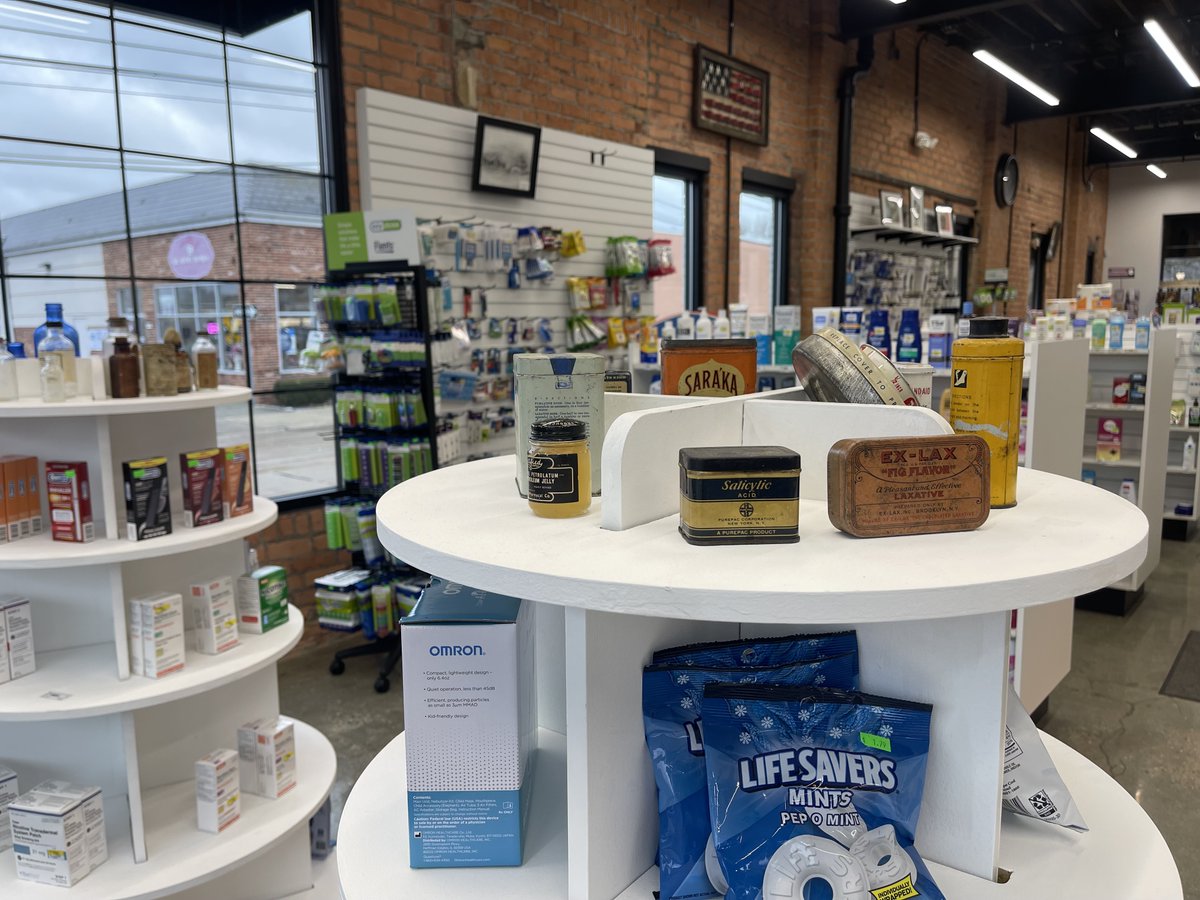 Check out our new decor and displays! Thank you to everyone who has brought these in for us, and we are excited to share them with our community! We also have new candy options—comment your favorite candy below, and you might see it on your next trip to the pharmacy!