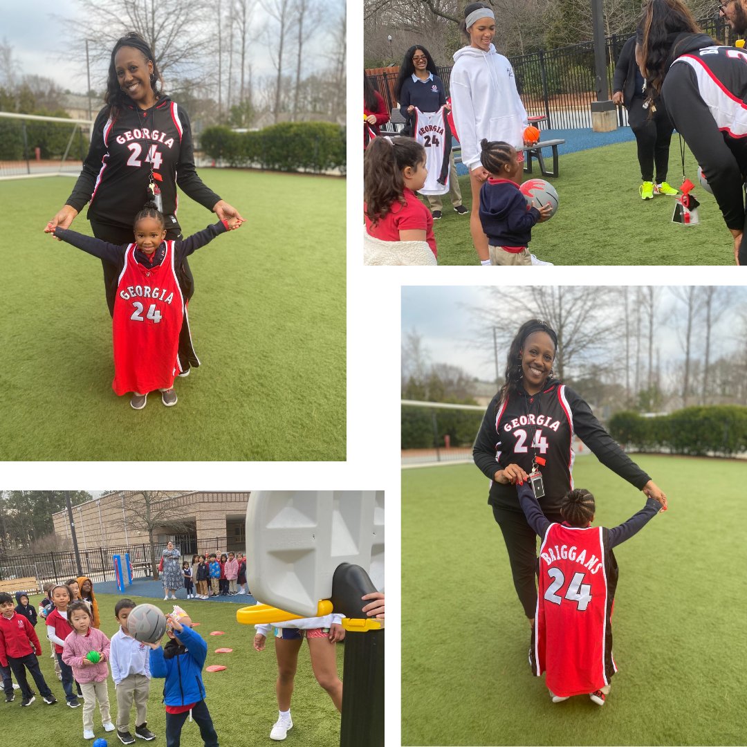 FSAPrivate's tweet image. 🏀 PK students had a blast learning basketball with Ms. Briggans, our Director of Safety! They showed off their new skills in the sunny weather! ☀️ #Recess