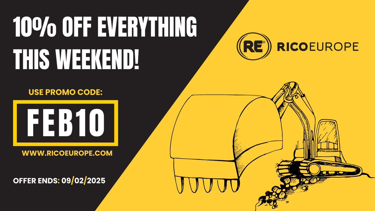 RICO_EUROPE's tweet photo. 10% Off Everything This Weekend!

Use promo code: FEB10 when checking out online.

https://t.co/Y3yglYiLS8 

#Filters #Lubricants #ServiceKits https://t.co/LmpQAR91mq