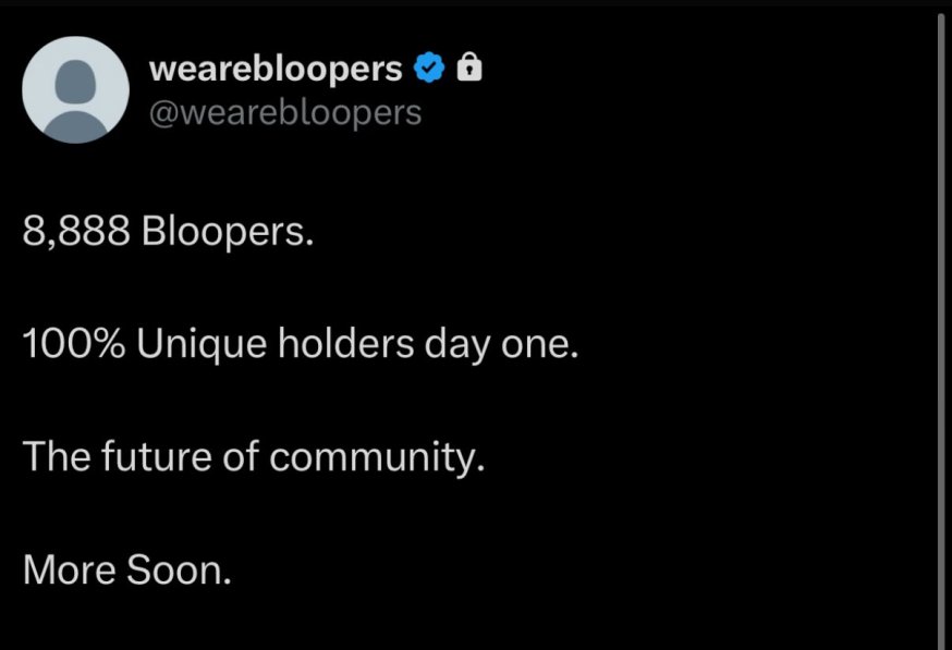 probably blooping
<a href="/wearebloopers/">wearebloopers</a>