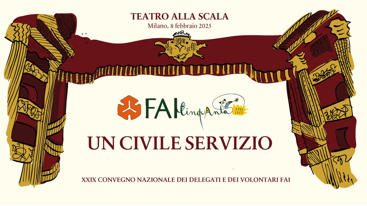 FAI (@fondoambiente) on Twitter photo Domani il <a href="/teatroallascala/">Teatro alla Scala</a> ospiterร ๐ผ๐ ๐๐๐๐๐๐ ๐๐๐๐๐๐๐๐, il ๐๐๐๐ ๐๐จ๐ง๐ฏ๐๐ ๐ง๐จ ๐๐๐ณ๐ข๐จ๐ง๐๐ฅ๐ ๐๐๐ข ๐๐๐ฅ๐๐ ๐๐ญ๐ข ๐ ๐๐๐ข ๐๐จ๐ฅ๐จ๐ง๐ญ๐๐ซ๐ข ๐
๐๐: un'edizione speciale per celebrare i 50 anni dalla nascita della Fondazione Domani il <a href="/teatroallascala/">Teatro alla Scala</a> ospiterร ๐ผ๐ ๐๐๐๐๐๐ ๐๐๐๐๐๐๐๐, il ๐๐๐๐ ๐๐จ๐ง๐ฏ๐๐ ๐ง๐จ ๐๐๐ณ๐ข๐จ๐ง๐๐ฅ๐ ๐๐๐ข ๐๐๐ฅ๐๐ ๐๐ญ๐ข ๐ ๐๐๐ข ๐๐จ๐ฅ๐จ๐ง๐ญ๐๐ซ๐ข ๐
๐๐: un'edizione speciale per celebrare i 50 anni dalla nascita della Fondazione