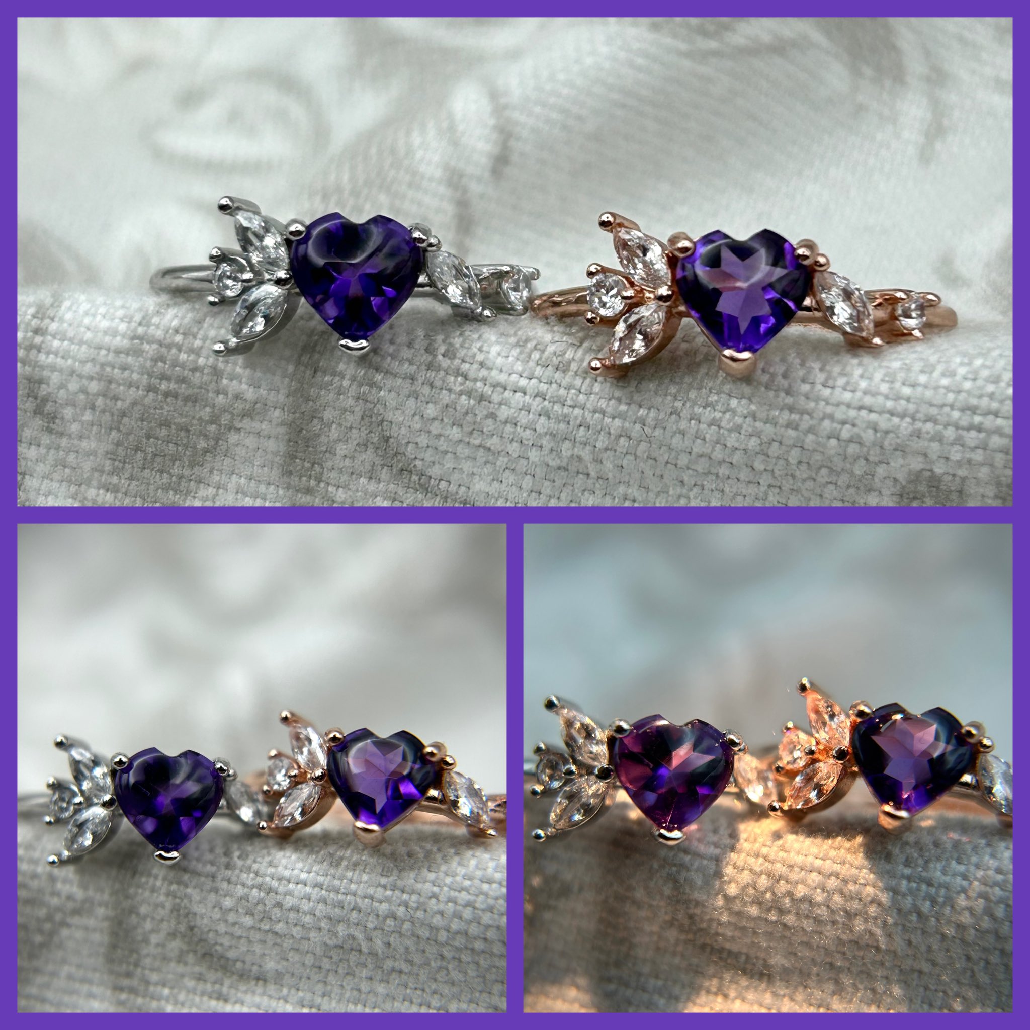 カシャライ産 カラーシフトアメジスト ならっ 