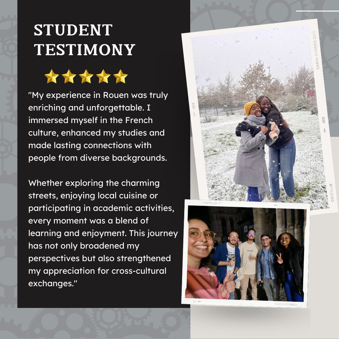 In today's testimony, Stacey Wathira shares her study experience at <a href="/cesi_officiel/">CESI</a> engineering school in #France. She is a #Scholarship beneficiary from the French government for her exchange program in Rouen

For more info on study programs, visit: kenya.campusfrance.org