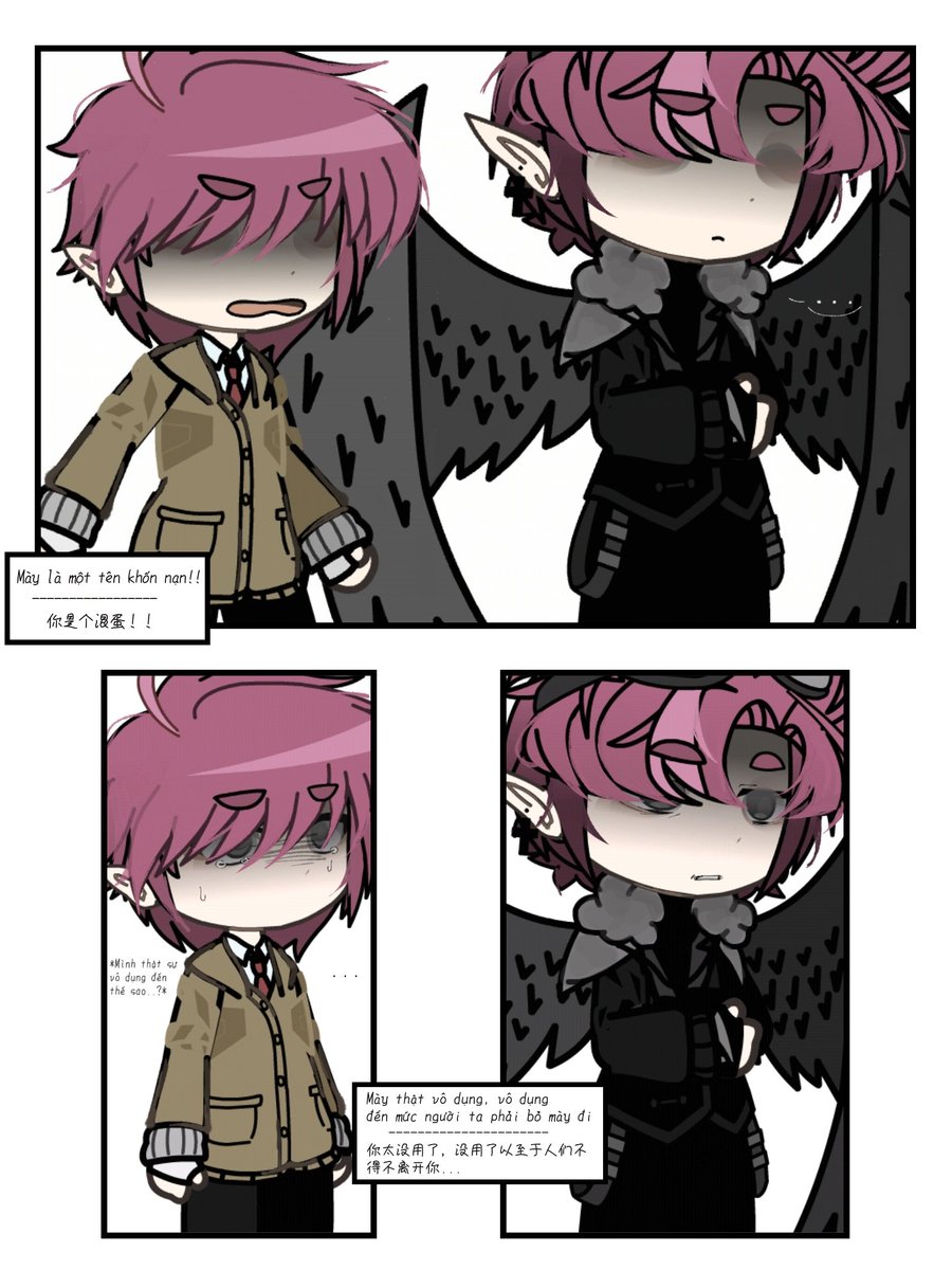 Gx5lgu_'s tweet photo. 🗣️
Hiha: You're a bastard!
░░░░
Hiha Crow: You're so useless, so useless that people have to leave you..
#Gacha #Otp #AllHiha #HihaCrow #Hiha #HihaCrowxHiha #Toxic #edits #GachaClub https://t.co/qtw0ALwUep