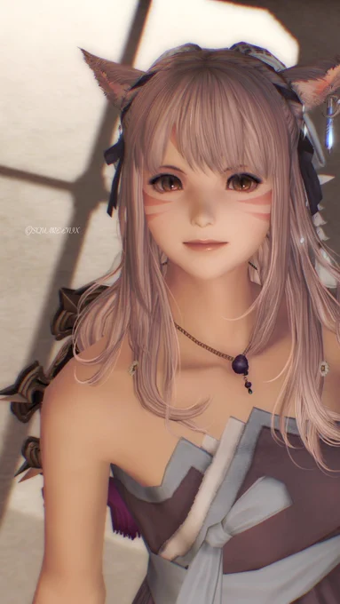 チェキエモ楽しみ〜#FF14 #ミコッテ 