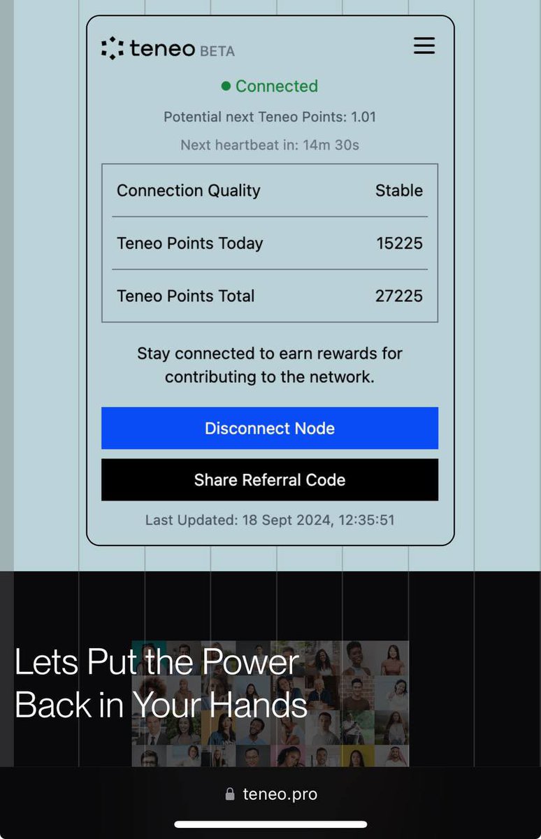 dhirajdixit2002's tweet image. 🎉 Earn 2,500 Extra Teneo Points! 🎉
Sign up for Teneo and start earning rewards in the decentralized data network. Use Referral Code: eee83 during registration to claim your bonus points instantly!
🔗 Join Now - teneo.pro/community-node
#Teneo #ReferralCode #EarnCrypto