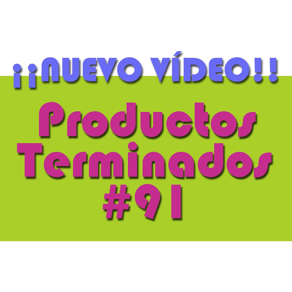 🗑🗑 ¡¡NUEVO VÍDEOOO!! 🗑🗑
Hoy decimos adiós a un buen puñado de PRODUCTOS TERMINADOS!! Número 91 ya!! 🙊🙊🙊youtu.be/XkN26BnXFw8