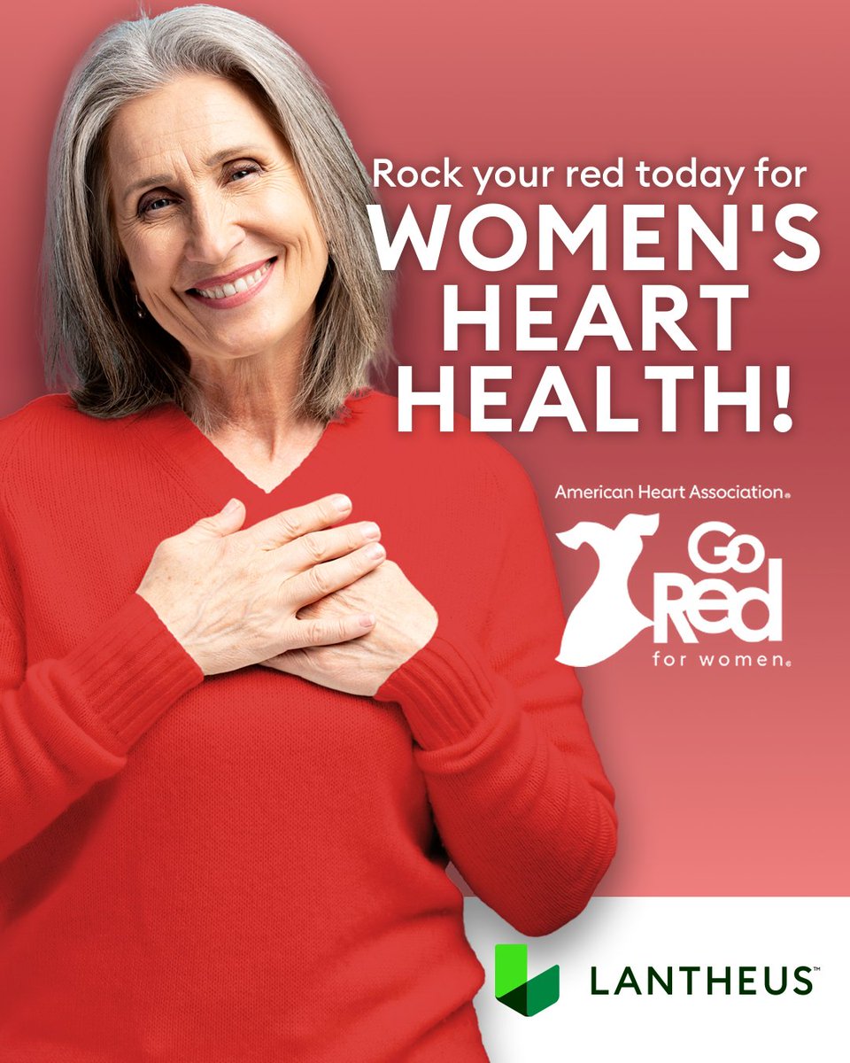 LantheusNews (@lantheusnews) on Twitter photo This #NationalWearRedDay, join us & <a href="/American_Heart/">American Heart Association</a> in rocking your red on behalf of women w/ #cardiovasculardisease! ❤️ At #Lantheus, our commitment to #hearthealth inspires us to #GoFurther for patients all year round.
Learn more: bit.ly/3HoA1gS
#FindFightFollow #CVD This #NationalWearRedDay, join us & <a href="/American_Heart/">American Heart Association</a> in rocking your red on behalf of women w/ #cardiovasculardisease! ❤️ At #Lantheus, our commitment to #hearthealth inspires us to #GoFurther for patients all year round.
Learn more: bit.ly/3HoA1gS
#FindFightFollow #CVD