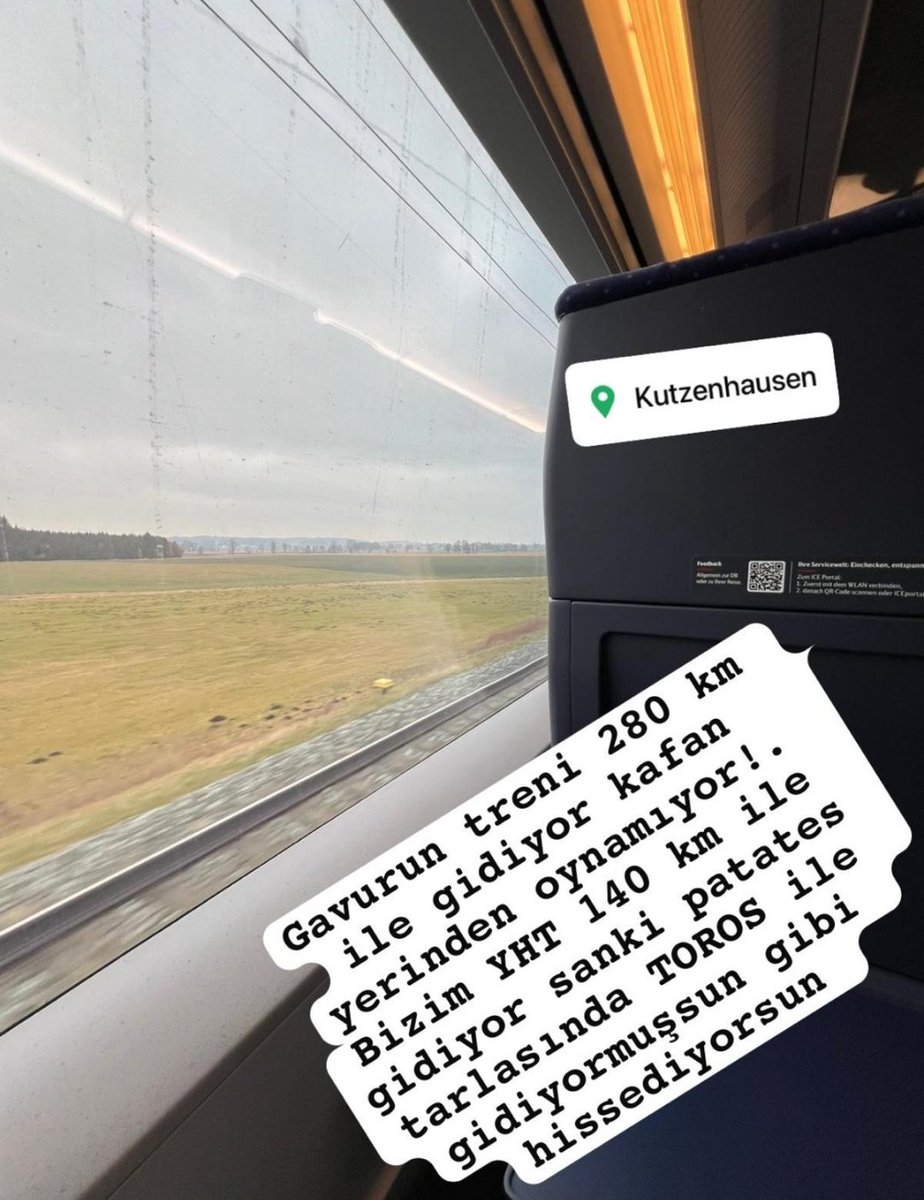 Tren değil bu jet😬