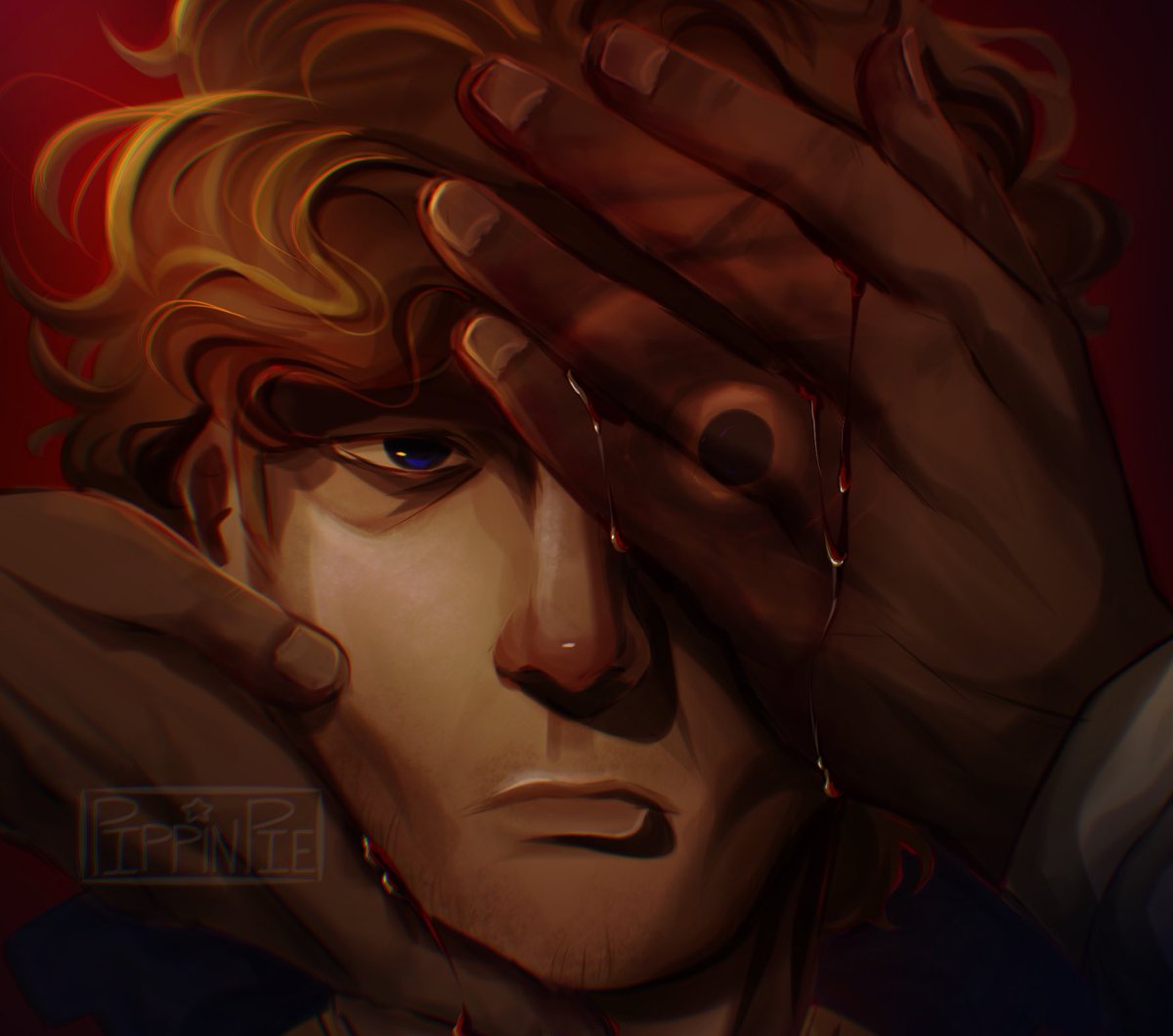 O Captain, my captain…

#mouthwashingfanart 
#mouthwashingcurly #digitalart