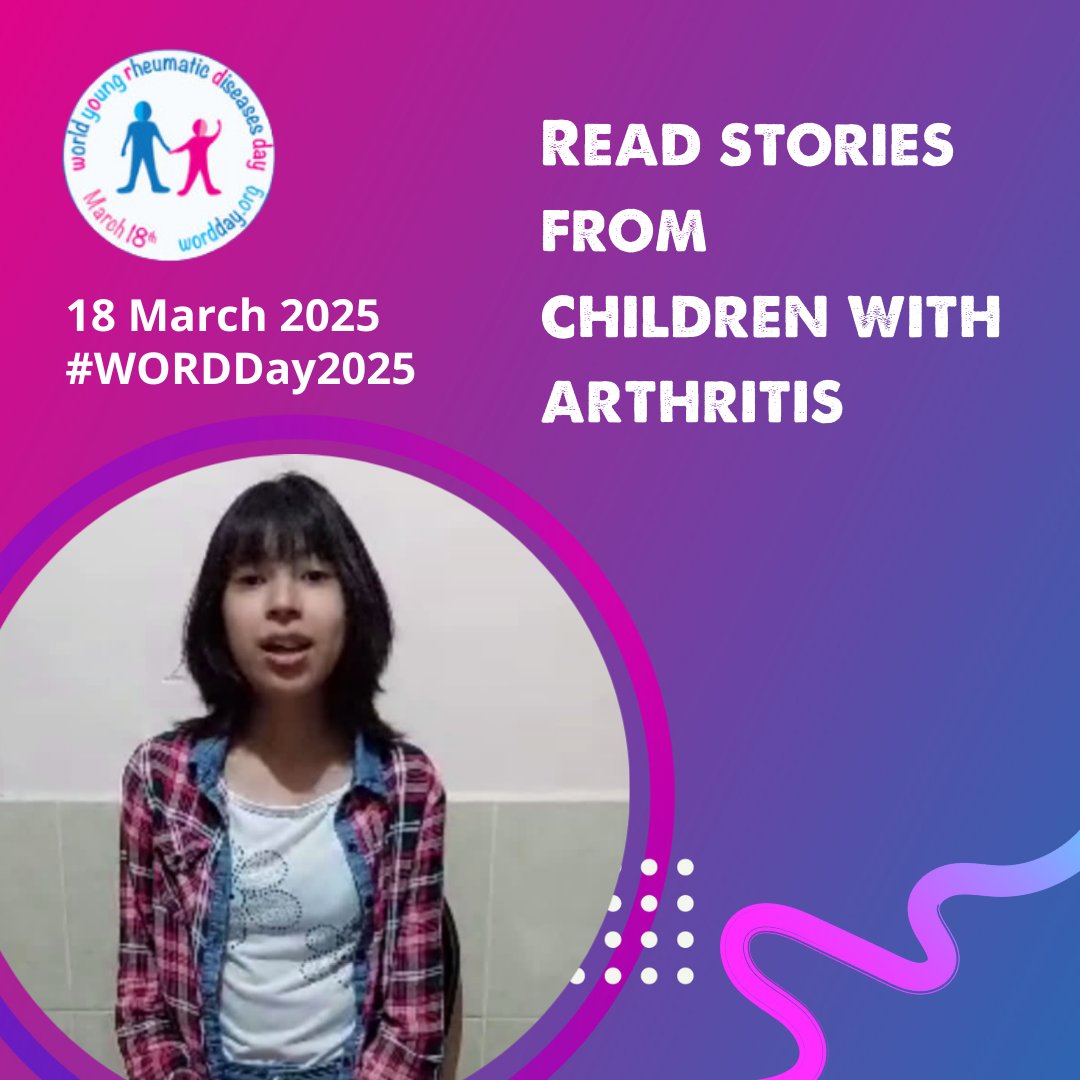 We’re inspired by the resilience of children with rheumatic conditions. This #WORDday2025, we thank them for sharing their stories and celebrate their achievements!
Read their stories 📖:
- JIA: jarproject.org/stories
- Lupus: lupusukyouth.org/blog

#ChronicIllness #Spoonie