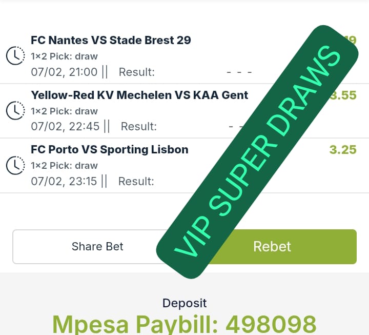 SUPER SPECIAL TIPS ✅✅✅
36 sure odds 🔥🔥🔥👉maybets.com/share/