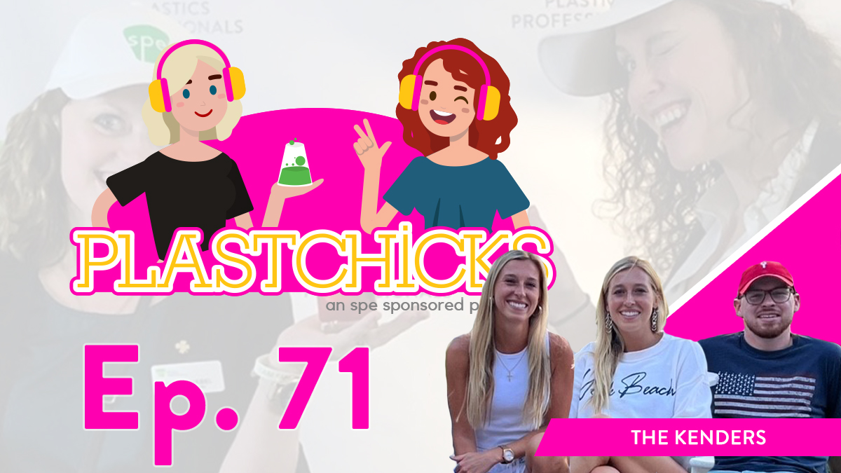 New episode out today! We host the Kenders, siblings  in plastics! We discuss how their interest in plastics developed, teamwork, career journey in plastics, the future of plastics, and designing for plastics strength. Listen at 4spe.org/Podcasts or YouTube!

#PlastChicks