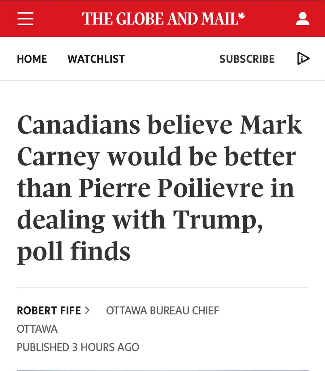 🇨🇦CANADIANS ARE SMART🇨🇦
Pierre will never govern. 🇨🇦🇨🇦🇨🇦