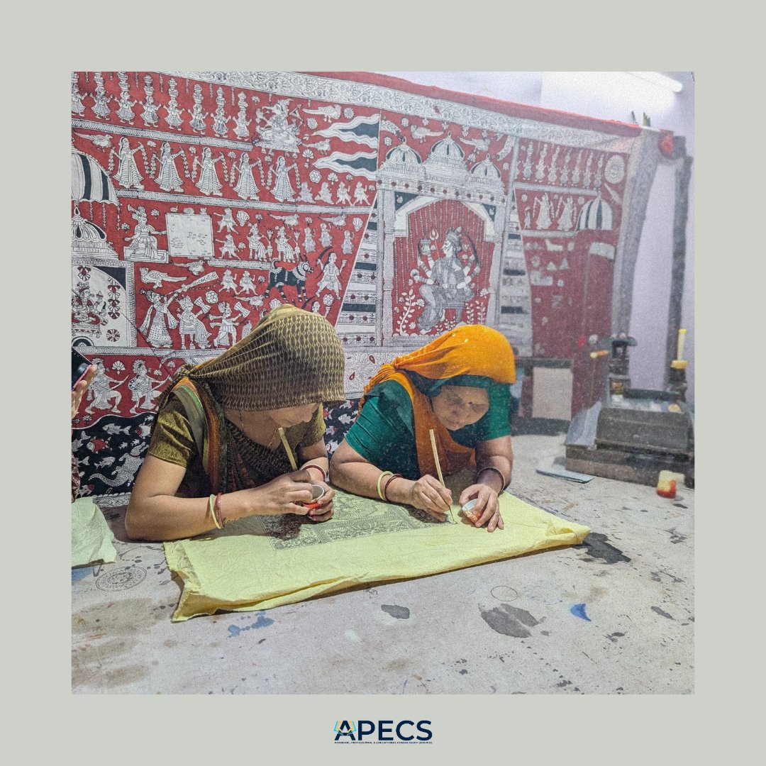 ApecsProjects's tweet image. 🖌️ Celebrating the art of Mata - Ni - Pachedi

In collaboration with @avnivaria , Heritage - Arts : Curator. Dedicated to the revival and promotion of traditional Indian crafts, Ms. Avani Varia has been working closely with artisan communities to document, preserve, and sustain.