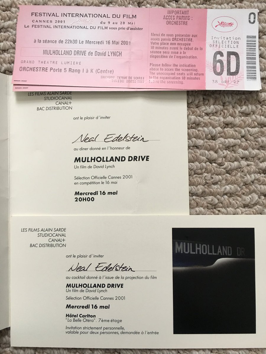 More Mulholland Drive goodies from Cannes events…