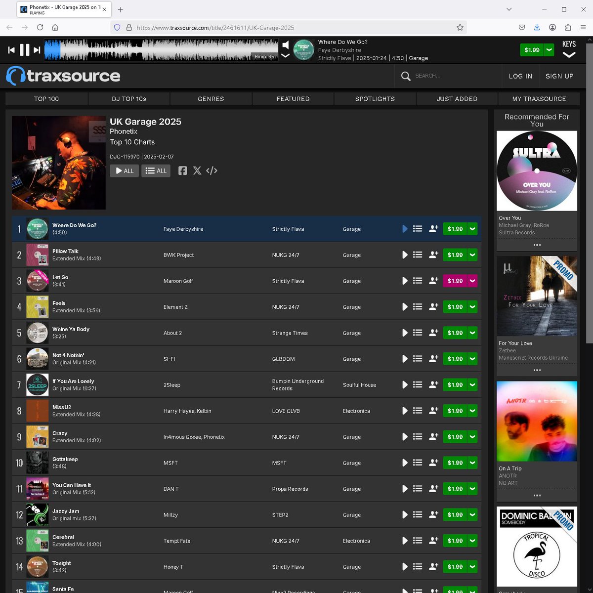 UK Garage 2025

Beatport 👉 beatport.com/chart/now-that…

Juno 👉 junodownload.com/charts/dj/1980…

Traxsource 👉 traxsource.com/title/2461611/…

#UKGarage #UKG #newUKGarage #newUKG #HouseandGarage #BassMusic #2Step #JazzStep #GarageHouse #SpeedGarage #chart #Beatport #Juno #Traxsource