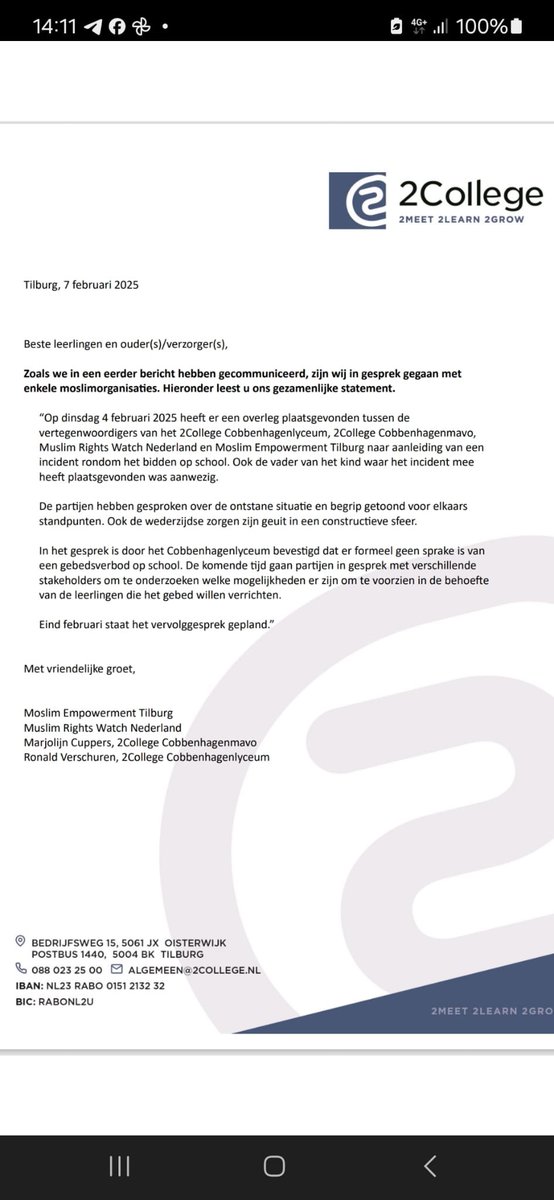 Gaan we Engeland achterna ? 
Gaan wij ook toegeven aan deze terroristische godsdienst?
<a href="/2College/">2College Tilburg</a> 
Genoeg is genoeg