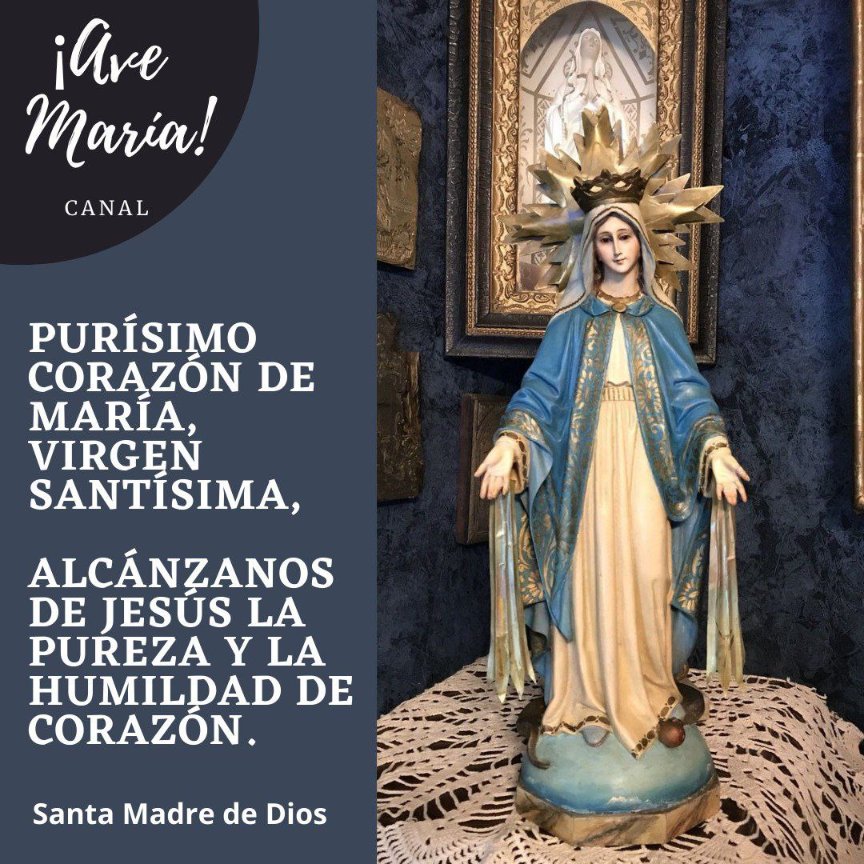 #Purísimo Corazón de Maria !