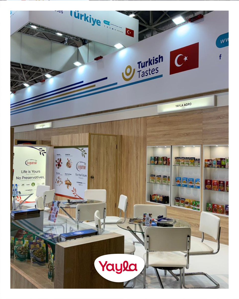 yaylaofficial's tweet photo. Yayla Agro global markası @legurmeofficial ile Prodexpo 2025'te!
🗓️3-7 Şubat 2025
🫘Salon: 8.3 | Stant No: 83C10
📍Expocentre Fairgrounds, Moskova, Rusya
#Yayla #YYLGD #Legurme #Prodexpo https://t.co/4t3SfnKF9e