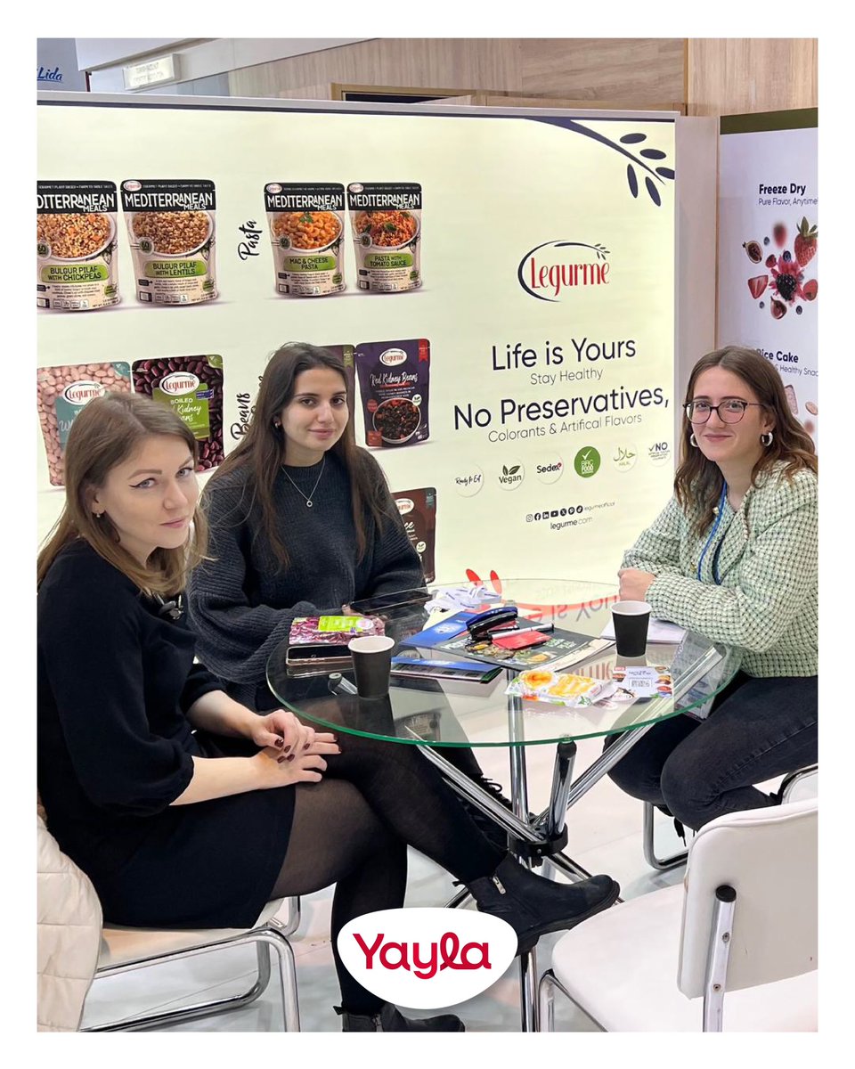 yaylaofficial's tweet photo. Yayla Agro global markası @legurmeofficial ile Prodexpo 2025'te!
🗓️3-7 Şubat 2025
🫘Salon: 8.3 | Stant No: 83C10
📍Expocentre Fairgrounds, Moskova, Rusya
#Yayla #YYLGD #Legurme #Prodexpo https://t.co/4t3SfnKF9e