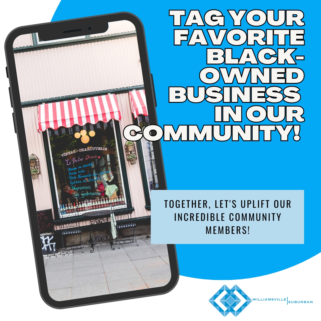 WilliamsvilleCC's tweet image. 🤩 This Black History Month, we’re highlighting the fantastic Black-owned businesses that make a difference in our lives.🌟 Tag your favorite Black-owned business below to show them some love and recognition! 💪🏾❤️ 

#WilliamsvilleSuburban #BuffaloCommunity #BuffaloNY