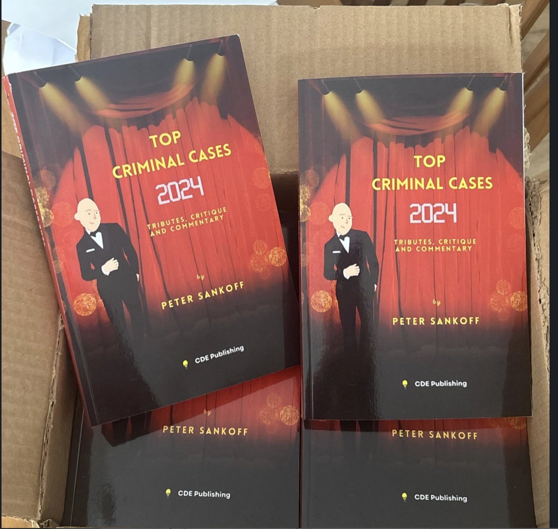 petersankoff's tweet photo. New book is here! Top Cases of 2024 gets right to the point. Singling out the 19 most important &amp; interesting cases of 2024, extracting what you NEED to know about them. Critical and detailed, it's a fun read that will up your game. And a cool cover! https://t.co/hRI01r1qKD https://t.co/8lGVxaQPw7