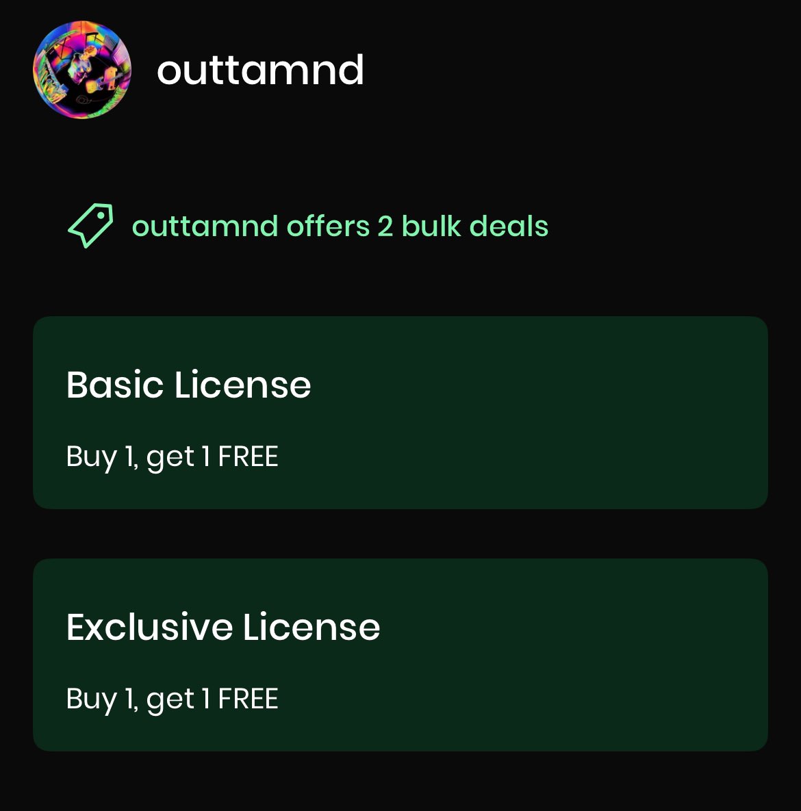 0uttamnd's tweet image. BOGO FRIDAY

ADD ANY 2 BEATS TO YOUR CART

beatstars.com/outtamnd