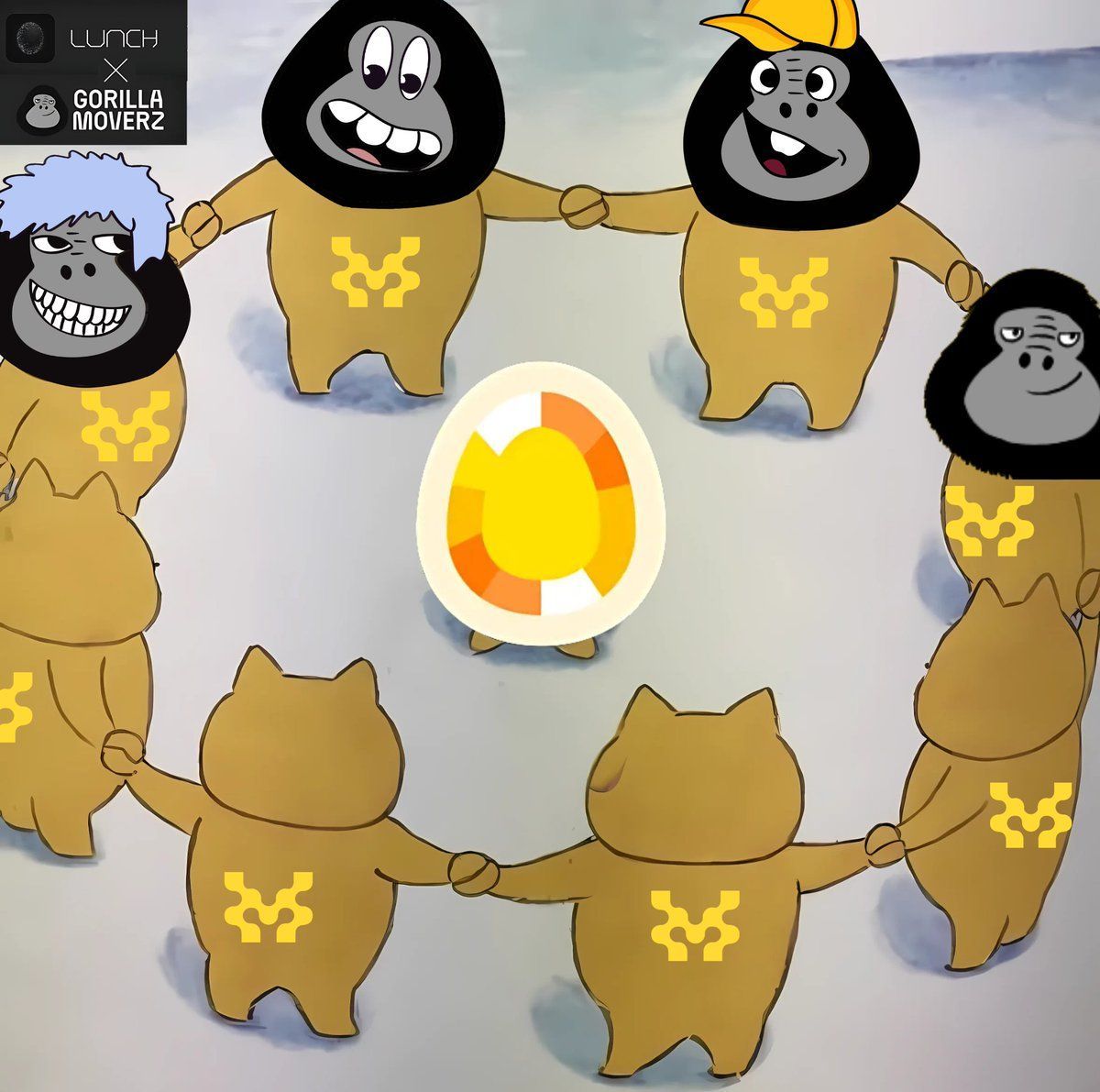 lunch_xyz's tweet photo. #Wiinner Alert!
🎉 Announcing 5 WL winners for the GorillaMoverz NFT by @GorillaMoverz team! 🦍🚀
❤️ A kingkong thank you for your creativity and engagement! 💡
-0xeab746e1c11330233b8ab9c3aa24b99e6b0ce8078f0da4cfb1509dbe70fa0e5b @tunnelbluu
-0x8b56e9308fa09f12a1efa7b0f4c54c2aff3b1f5db64b5a7d6ebeba807b3caf34 @yubbos
-0xfc02bf0a6072a7a421d718a7d67afda17200a10d054b03f054a3d0b03173dc92 @VINTAGE_JAB
-0x658791e893e49b7f28ccbe0bbe4e88731c7e6d121327cf7bf4961417ade5e247 @GiaTran0208
-0x978d3214d514dc49f1d7767a1dc699da21ace2cfc51ad47aac139219c4a973ff @thehuseyin02
🦍 🍽️ We hope all winners can enjoy the Gorillish Lunch moment with us and GorillaMoverz!
p.s. Thanks for the image @tunnelbluu!