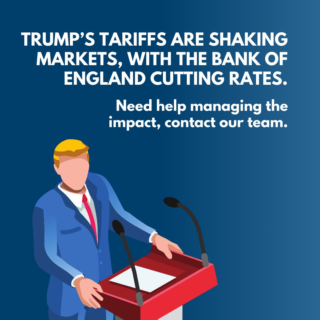 Trump’s policies are making headlines that are nearly as big as the Super Bowl. 🌍

His tariffs are shaking markets, with the Bank of England cutting rates amid UK stagnation fears.

Need help managing the impact? We’re here to help. 💼

#InterestRates #BusinessAdvice #Cheltenham