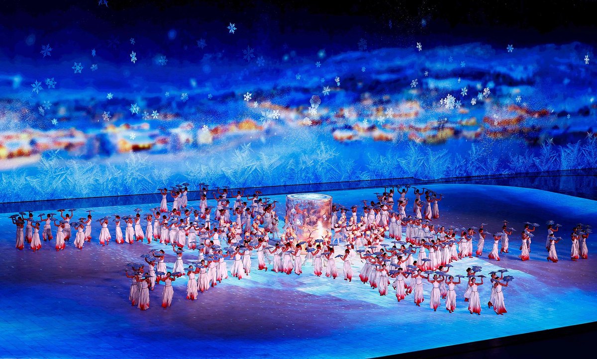 CGTNOfficial's tweet photo. In Pics: Check out some amazing performances at the 9th #AsianWinterGames opening ceremony, which was held at the #Harbin International Conference, Exhibition and Sports Center on Friday night. #wintersports https://t.co/uubHyD6pEN