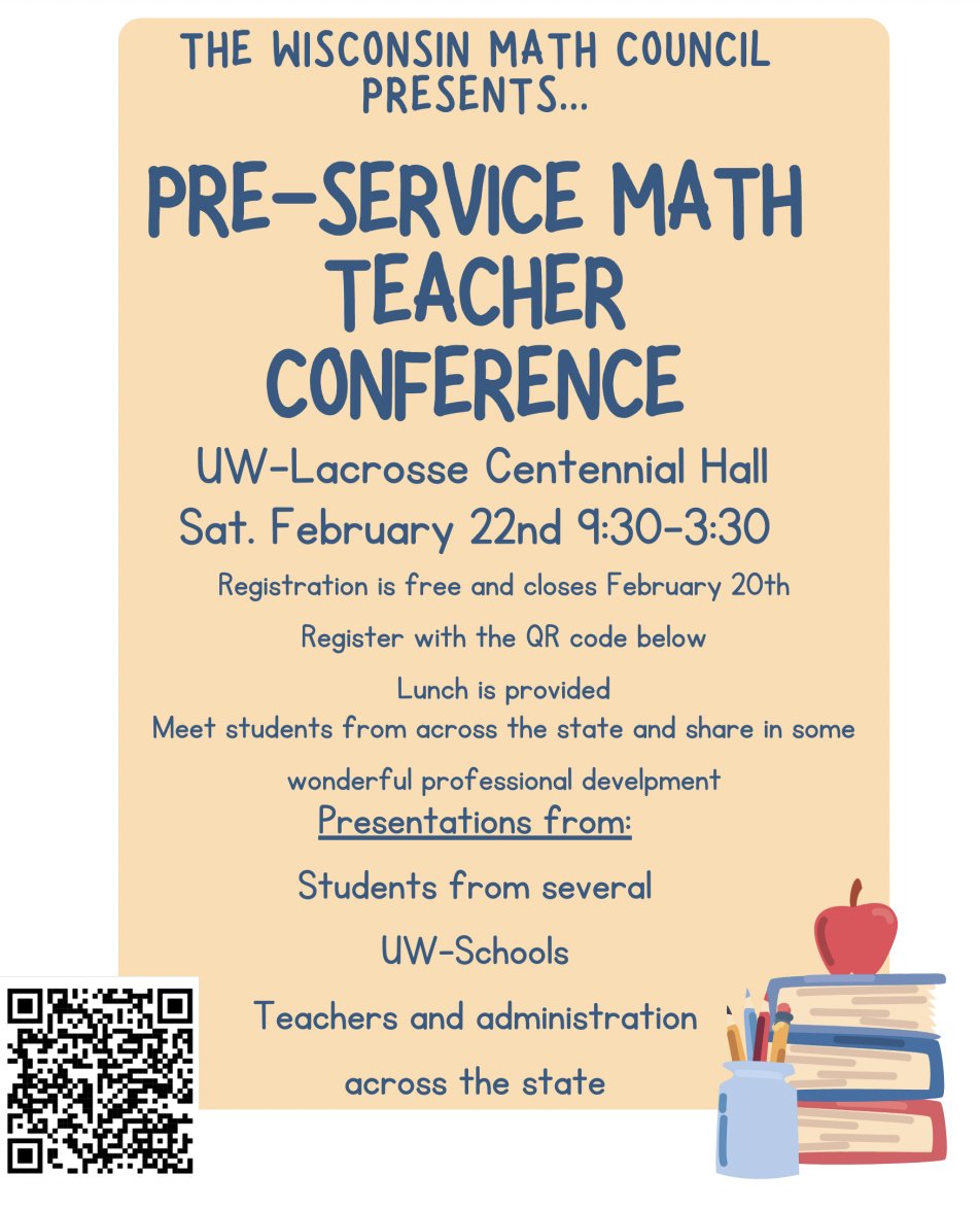 Calling all preservice teachers!  This conference is just for you!  Sign up today!