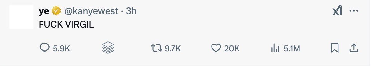 Virgil logging in this morning: 👁️👄👁️