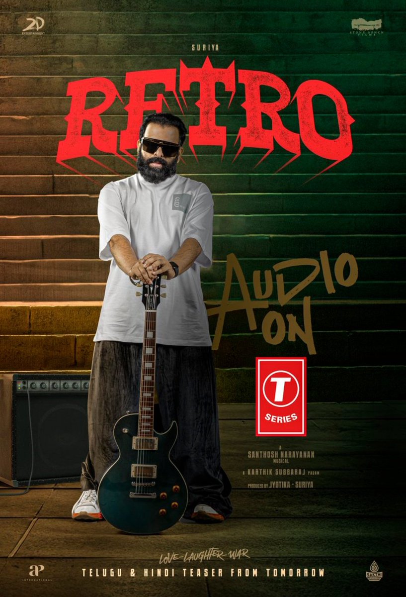 SURIYAANNA2004's tweet photo. music 🎶patnar @TSeries @Music_Santhosh 😈Banggar 🥁Music Loading....⏳
#ratro https://t.co/RYy2mHhFu6