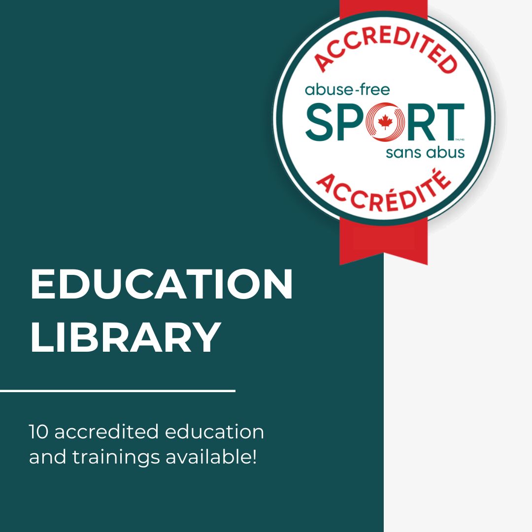 Did you know that the Abuse-Free Sport Education Library now contains 🔟 accredited education and trainings? 

Discover them here: bit.ly/457J2oQ