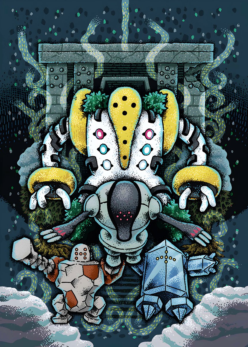 ptcgartes's tweet image. 🎨Arte con más resolución y color de #regigigas, carta #179, set Pugna EspacioTemporal.
#PokemonTCGPocket #PokemonTCG