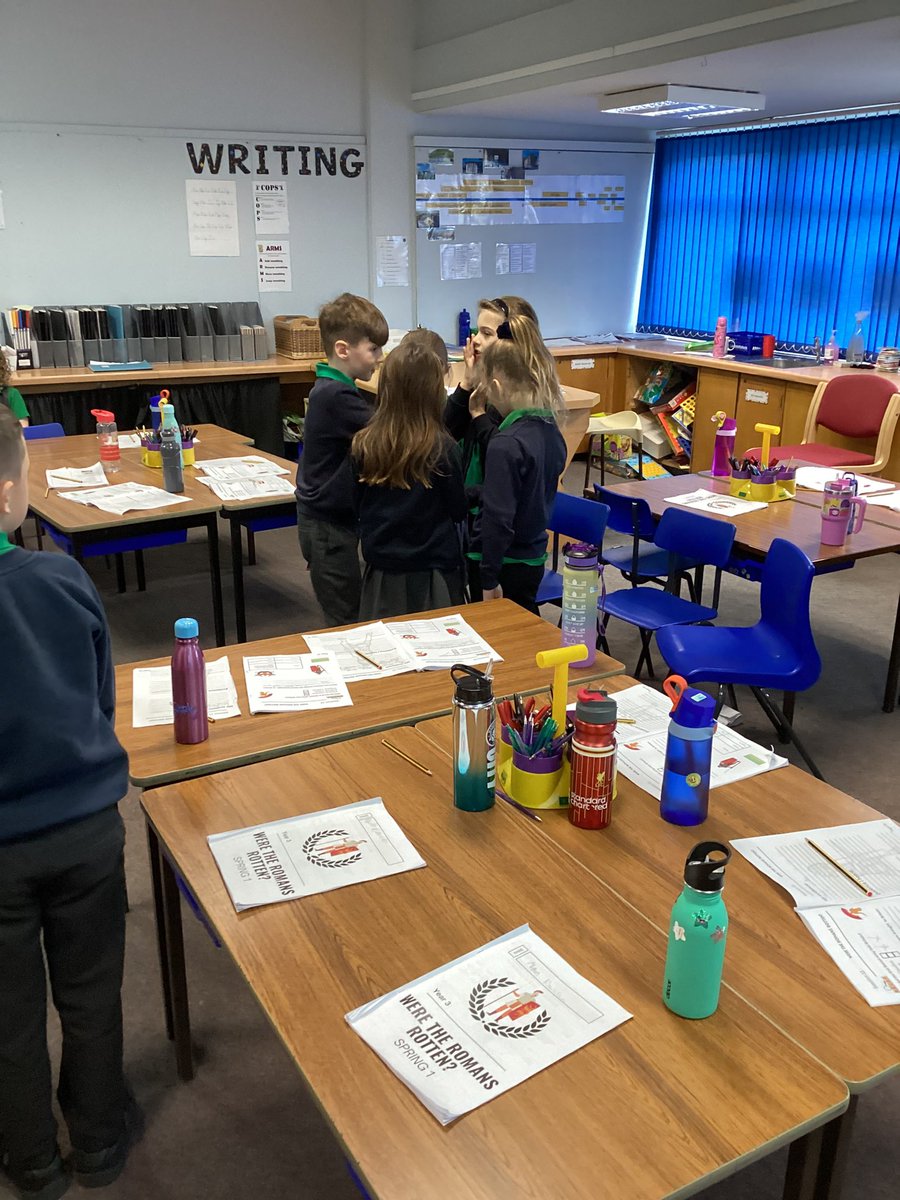 To finish our topic we had a final debate - Were the Romans Rotten? Both teams did very well at presenting their evidence.