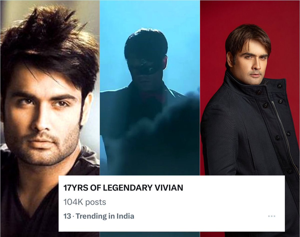 17 years of ruling hearts with legendary acting from romantic hero to intense roles,
#VivianDsena has proven his versatility time and again..😍
@Viviandsena