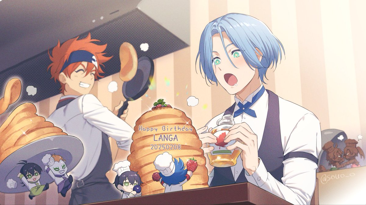 ❄️🤤🥞
#sk_8 
#エスケーエイト 
#馳河ランガ誕生祭2025