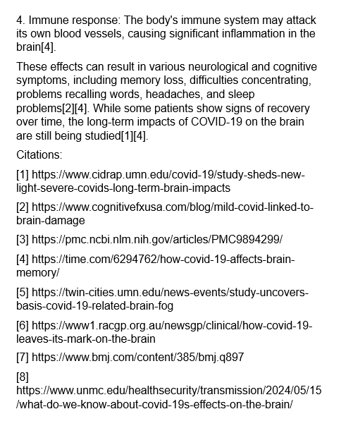 COVID-19 can cause brain damage, both in severe and mild cases.

Recent studies have shown that the virus can lead to various neurological and cognitive impacts, even long after the initial infection.