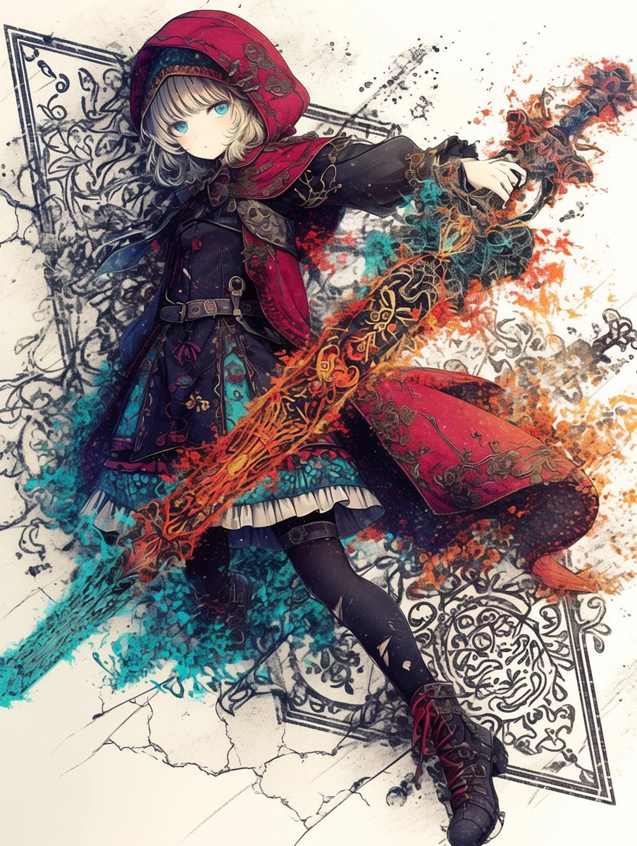 springmoonkoto's tweet image. #これを見た人は武装赤ずきんを貼る