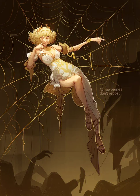 [hsr] aglaea wip… i've been SO aglaeapilled garmentmaxing lately… obsessed with a woman who has a golden angelic light-based motif and a personality like this  