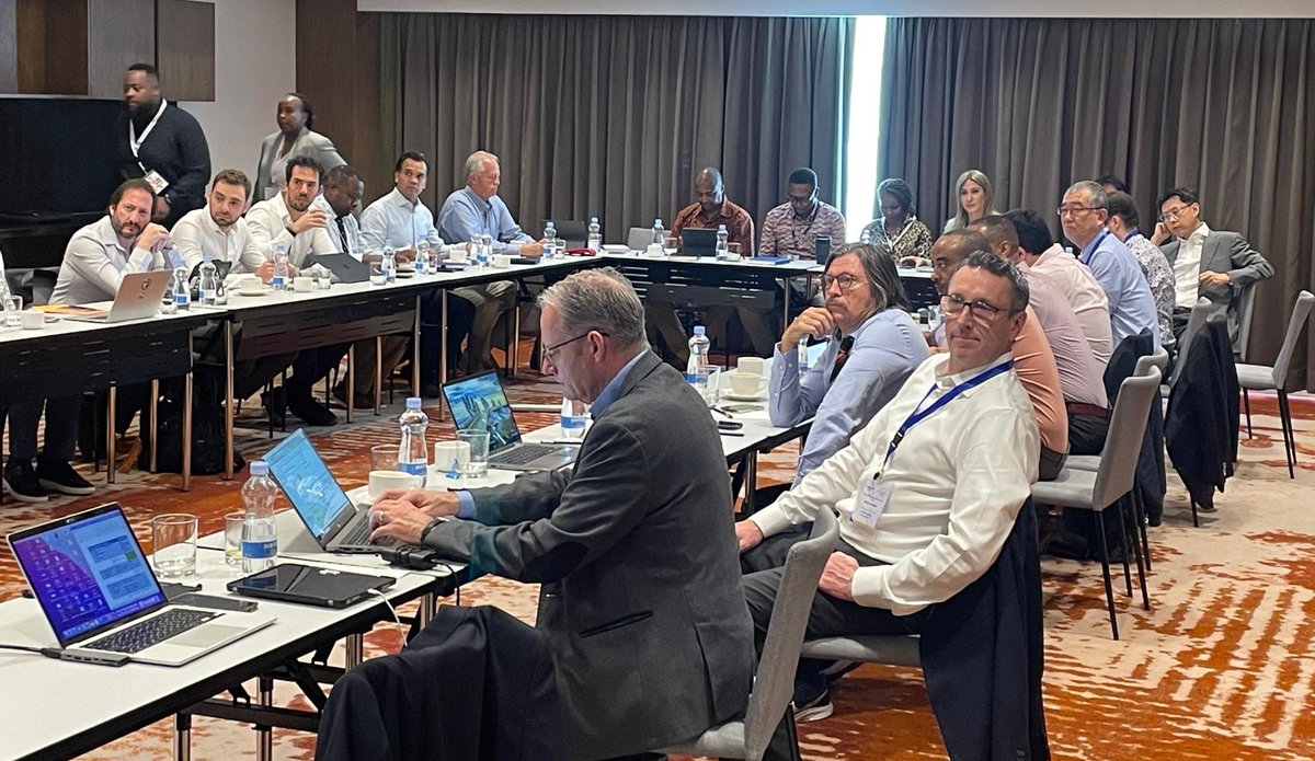 IFALPA's tweet photo. The IFALPA PGA Committee met in Nairobi, Kenya, hosted by KALPA, w/ attendees from across the globe- discussing Interoperability, wet leasing, ICAO Assembly 42, ATRP, bargaining models & regional industrial issues. #pilots #pilotlife #pilotsolidarity #pilotjobs https://t.co/purGHdDeD2