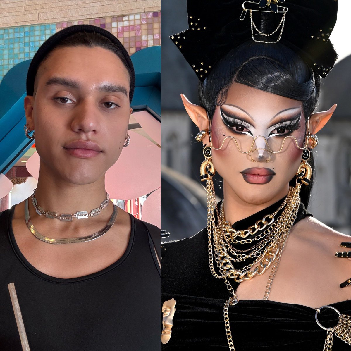 I love unrecognizable makeup 💄