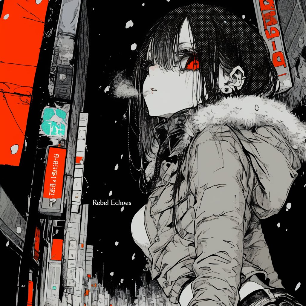 #フリーアイコン / #aiart / 街と雪