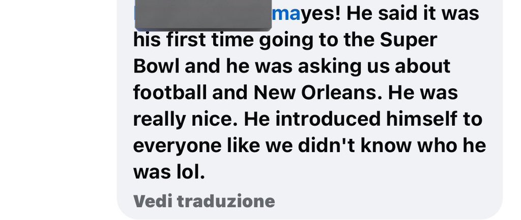 LTWorldUpdates's tweet image. ¡LOUIS TOMLINSON ASISTIRÁ AL SUPER BOWL!

“Dijo que era la primera vez que iba a la Super Bowl y nos estuvo preguntando sobre el fútbol americano y Nueva Orleans. Fue muy amable. Se presentó a todo el mundo como si no supiéramos quién era”

©️Kelsie Lewis