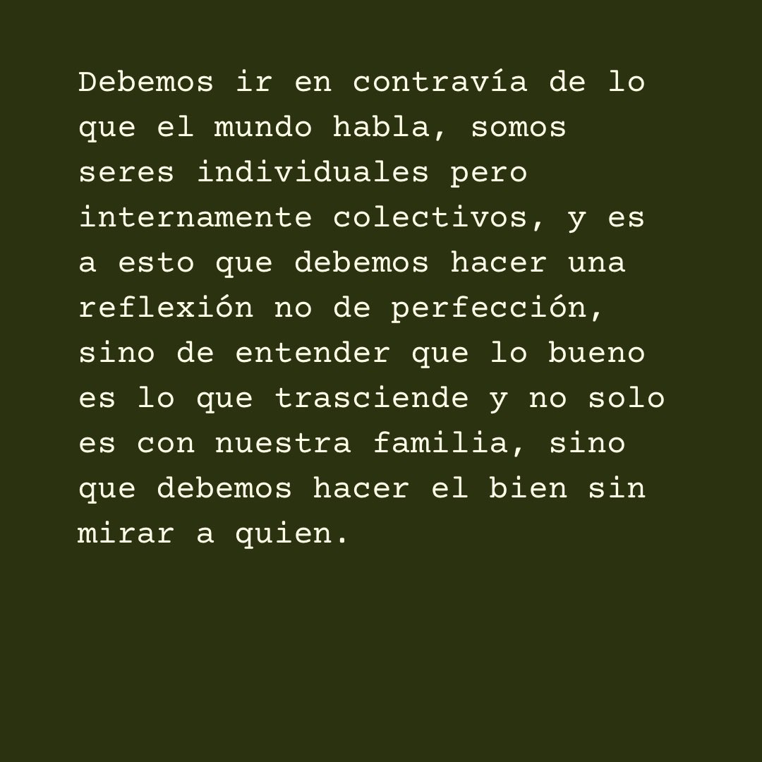 AlejandroAnga12's tweet photo. #Escritos

#ElMundoHabla, Hoy la sociedad se basa en lo que ocurre en las redes sociales (virtuales), que es seguido por miles y miles de millones de habitantes, una realidad muy diferente a la verdadera

- https://t.co/e7FncxGj4v

#buenosdiasmundo, #EO, #elmundo, #porelmundo https://t.co/T6KFvcC4TU