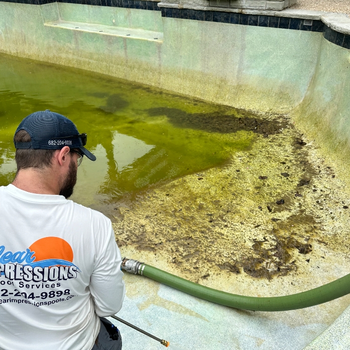 ClearCleanPool's tweet photo. This can happen when your pool and/or equipment isn't maintained all year long.  Call Clear Impressions, our certified technicians can help!

#greentoclean
#algaehastogo https://t.co/ucl04S3nme