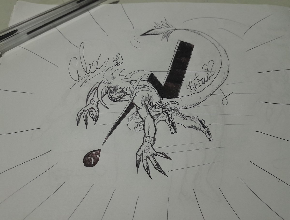 Restrus_THDK's tweet photo. Alex de #THDK , feitinho em caneta esferográfica kkkk. Enquanto as naquim não chegam o caba tem que se virar kkkkk
#draw #desenho #anime #manga #comic #desenhotradicional #art https://t.co/TjM0N440ry